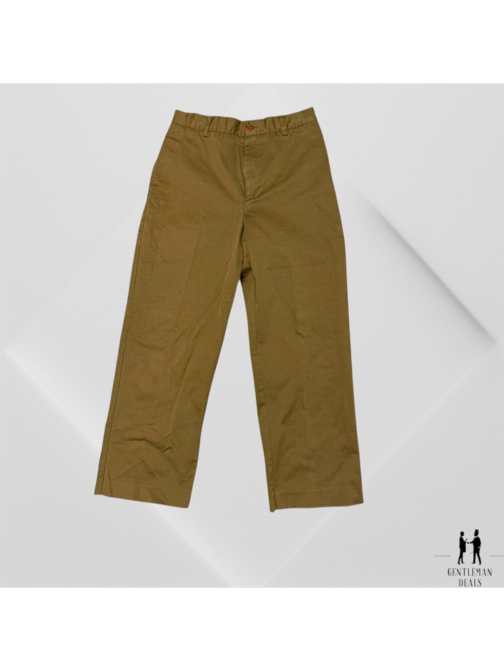 6397 Womens Olive Green 26x25 Man Pant Slacks Trousers Size 2 Organic Cotton